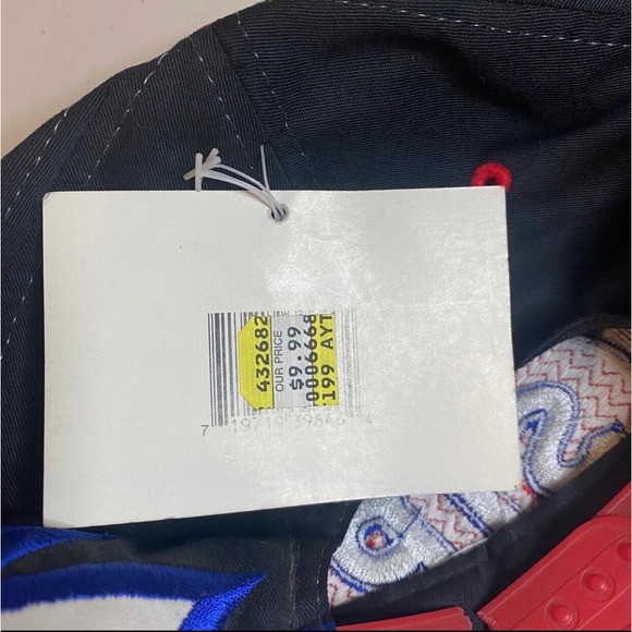 Vintage STP Patch Gas‎ Oil Trucker Mesh Cap Hat Snapback Black Red Blue NWT - Picture 10 of 10